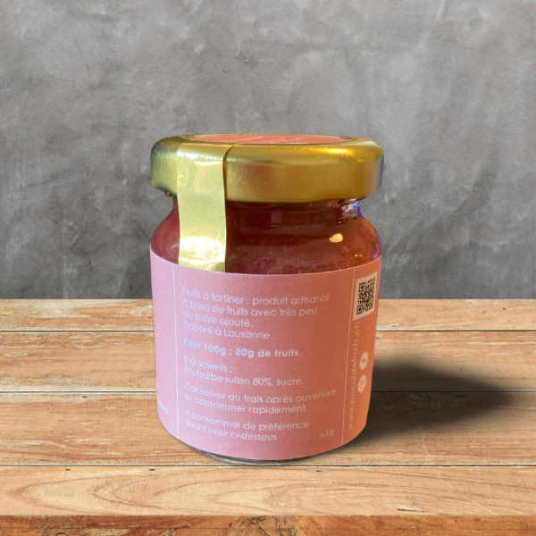 Rhubarbe petit 65g -Bocal de Fruits - ingrédients