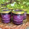 Bocaux de cerises noires dans un panier - Bocal de Fruits