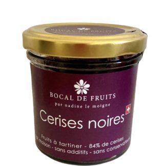 Cerises noires - 150g - Bocal de fruits