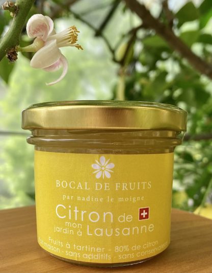 Citron du jardin - avec fleur - Bocal de Fruits