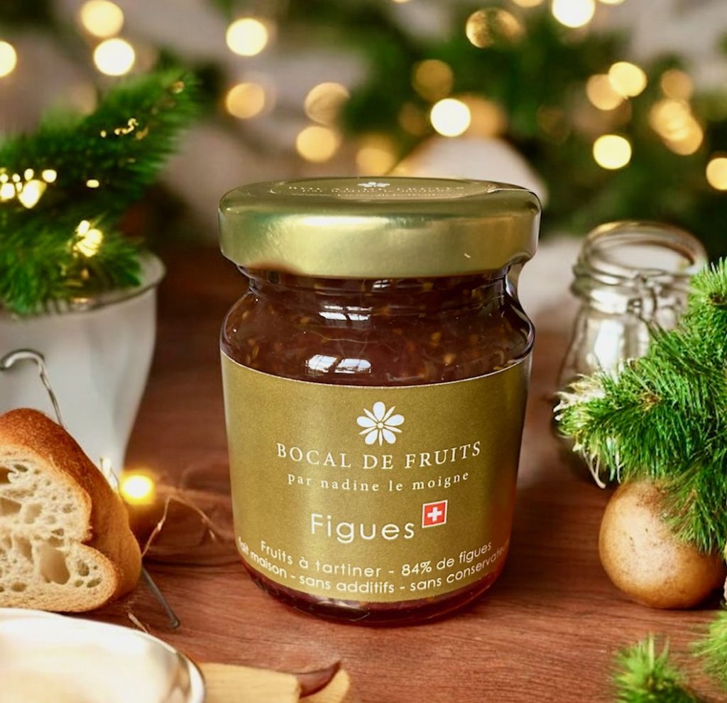 Figues 65g sur une table - Bocal de Fruits