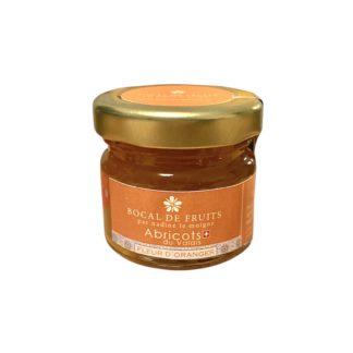 Abricots Fleur d'oranger mini 30g - Bocal de Fruits