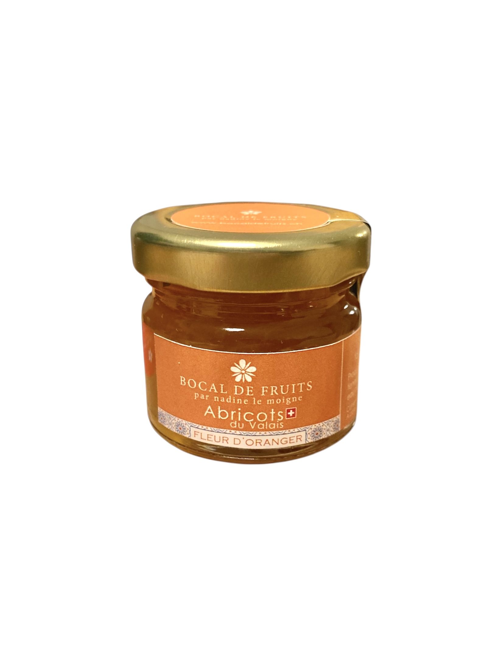 Abricots Fleur d'oranger mini 30g - Bocal de Fruits